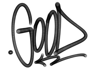 illustration Black graffiti tag lettering aerosol can spray paint