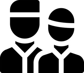 single father illustration on a white background     