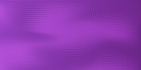Abstract halftone background made of dots and lines in purple colors
