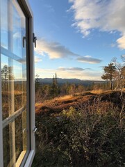 Fototapeta premium sunset in the mountains