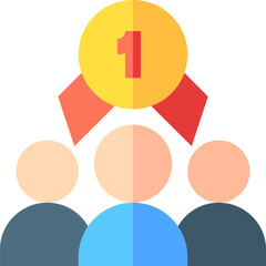 teamwork illustration on a white background     