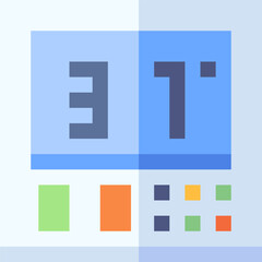 Obraz premium thermostat illustration on a white background 