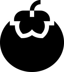 tomato illustration on a white background     