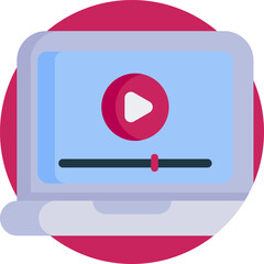 video illustration on a white background     