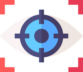 vision illustration on a white background     