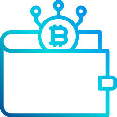 wallet illustration on a white background     