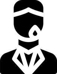 widower illustration on a white background     