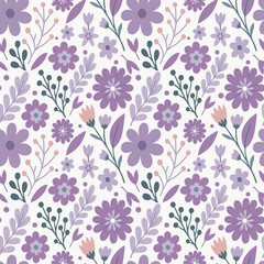 Colorful Floral Pattern Background