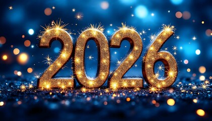 2026  led lights box background new year celebration wallpaper design

