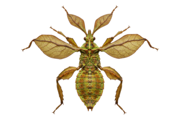 Leaf Insect Portrait Cryptic Beauty in Vivid Detail