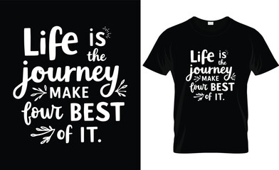 Motivational quote t-shirt design. Inspirational quote typography