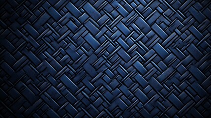 Dark blue, textured, geometric pattern