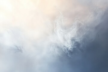 Naklejka premium Abstract display of light gray and white smoke formations.