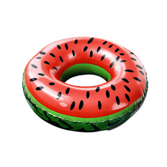 Inflatable watermelon pool float summer fun water toy swimming ring