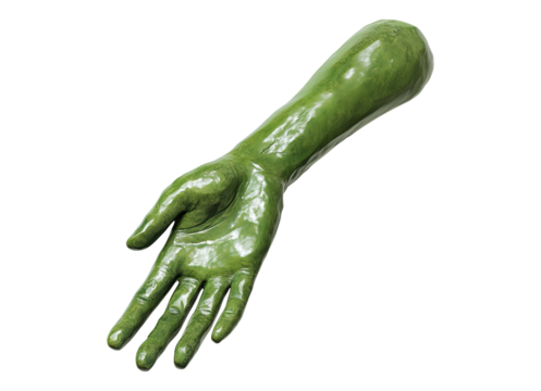 Green cast arm