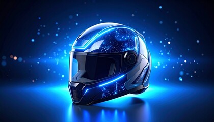 Fototapeta premium Futuristic Helmet concept design 
