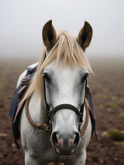 Obraz premium cheval en incurvation