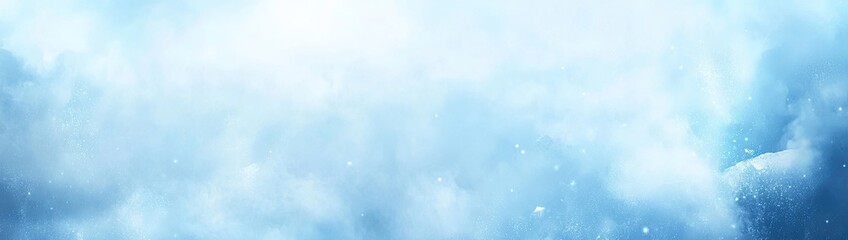 Obraz premium Delicate light blue sky, soft and ethereal. Gentle, diffused light creates a dreamy, airy atmosphere