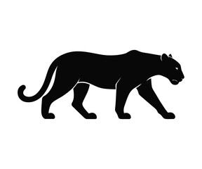 Obraz premium Panther Silhouette Vector