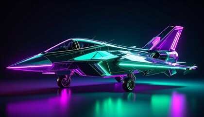 Futuristic Aircraft Model Design