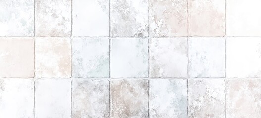Pale Square Tiles with Subtle Texture