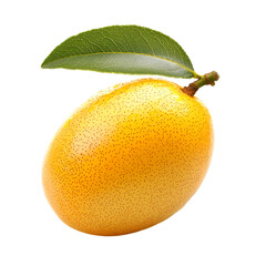 Fresh yellow loquat fruit isolated background photography studio environment close-up view natural beauty