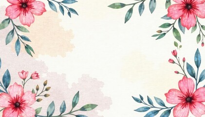 Delicate watercolor floral pattern, soft hues, subtle texture, pattern, blossom, elegant