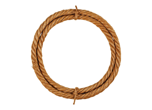 Lasso rope isolated