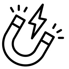 Magnetism  Icon Element For Design	