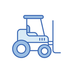 Forklift Vector icon