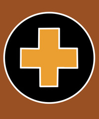 Obraz premium Medical Cross Icon