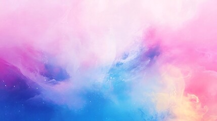 Fototapeta premium Vibrant colorful abstract art digital creation visuals artistic environment eye-level view creative expression