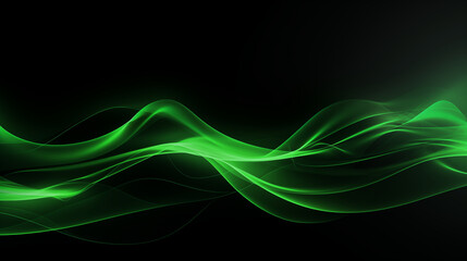 Obraz premium Abstract Green Lines Background