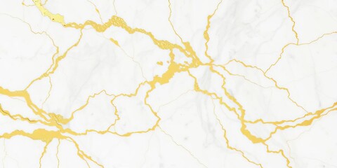 Obraz premium Elegant white and gold marble texture, ideal for luxurious design, rich, premium