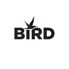 Logotype of bird vector template