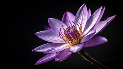 purple water lily