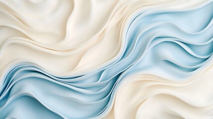 Obraz premium Serene pastel swirls in a minimalist background