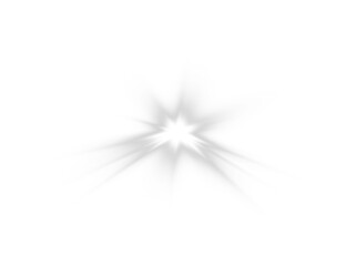 A Radiant Glowing Star with a Warm White Light Perfectly Designed for Various Digital Creations and Artworks