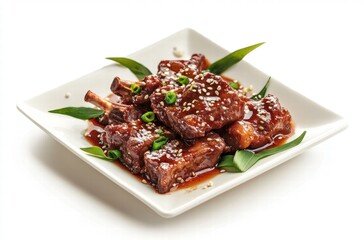 Fototapeta premium Delicious Braised Pork Ribs