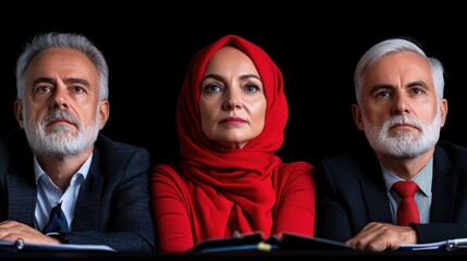 Diverse Group in Modern Business Office Setting Focused on Data-Driven Solutions and Collaborative Strategies