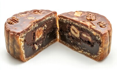 Delicious nut mooncakes