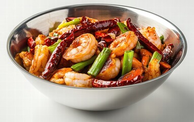 Spicy Hot Pot Shrimp