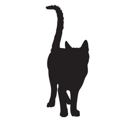 vector cat silhouette