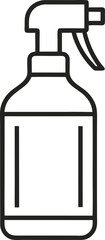 spray bottle line icon editable stroke vector illu 