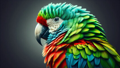 Fototapeta premium blue and yellow macaw