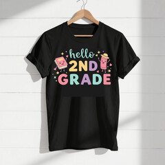 Team Second Grade Eco Shirt Design Kindergarten & Teacher Bundle T-Shirt Printable EPS, SVG Free Download
