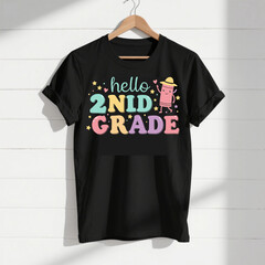 Team Second Grade Eco Shirt Design Kindergarten & Teacher Bundle T-Shirt Printable EPS, SVG Free Download