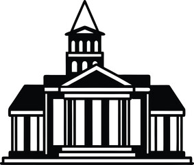 building vector silhouette