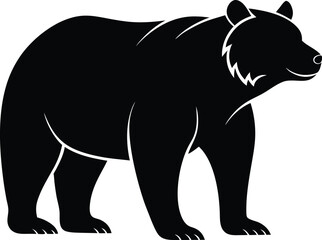 bear vector silhouette 