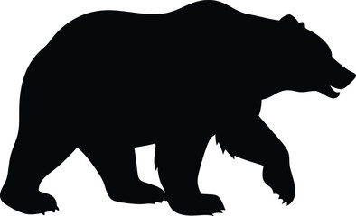 bear vector silhouette 